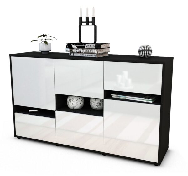 Sideboard Egizia, Weiß (136x79x35cm)
