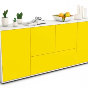 Sideboard Eli, Gelb (180x79x35cm)
