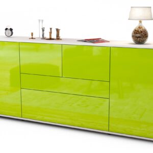 Sideboard Elisa, Grün (180x79x35cm)