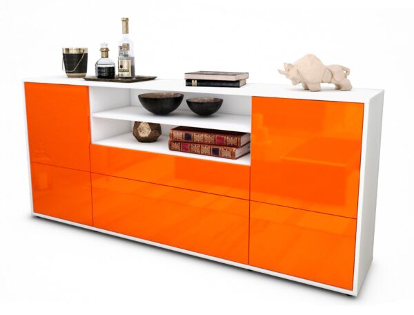 Sideboard Eluana, Orange (180x79x35cm)
