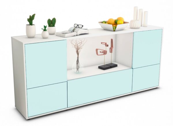 Sideboard Elvezia, Mint (180x79x35cm)