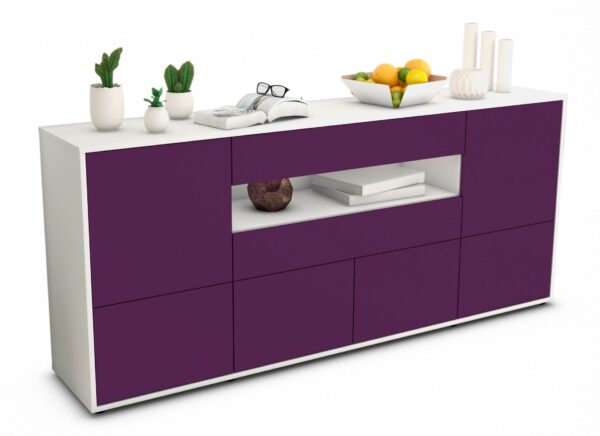 Sideboard Emely, Lila (180x79x35cm)