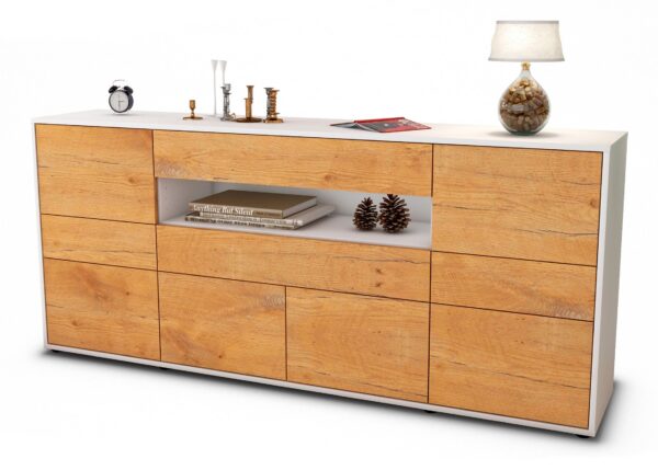 Sideboard Emerelda, Eiche (180x79x35cm)