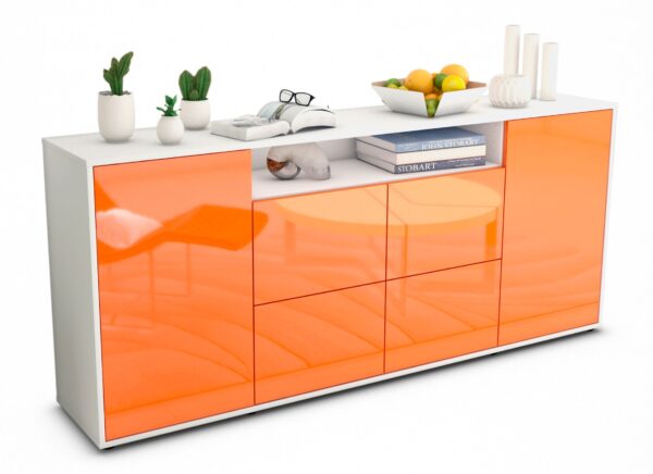 Sideboard Ephenia, Orange (180x79x35cm)