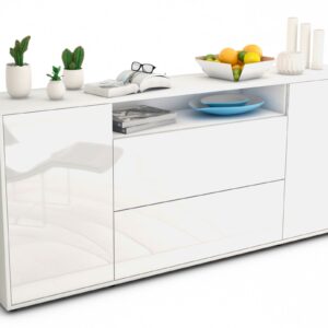 Sideboard Erina, Weiß (180x79x35cm)