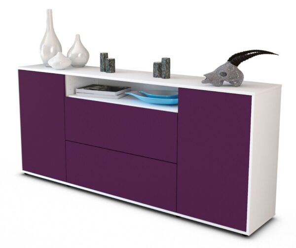Sideboard Erina, Lila (180x79x35cm)