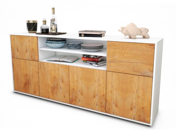 Sideboard Ermelina, Eiche (180x79x35cm)