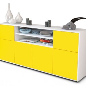 Sideboard Ermelina, Gelb (180x79x35cm)