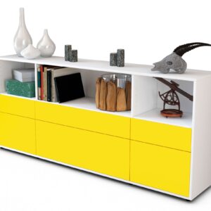 Sideboard Estella, Gelb (180x79x35cm)