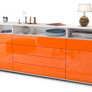 Sideboard Evelina, Orange (180x79x35cm)