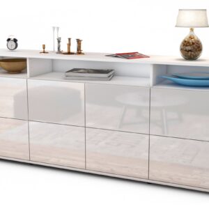 Sideboard Evita, Weiß (180x79x35cm)