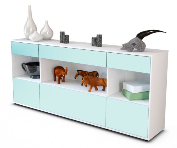 Sideboard Fabiana, Mint (180x79x35cm)