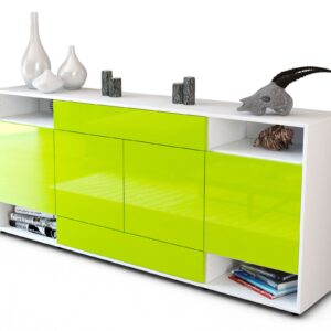 Sideboard Felicia, Grün (180x79x35cm)