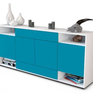 Sideboard Felicia, Türkis (180x79x35cm)