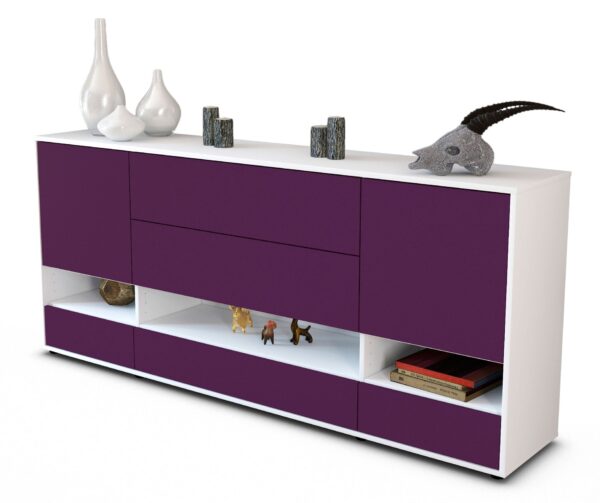 Sideboard Florentina, Lila (180x79x35cm)