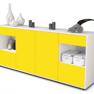 Sideboard Gabriella, Gelb (180x79x35cm)