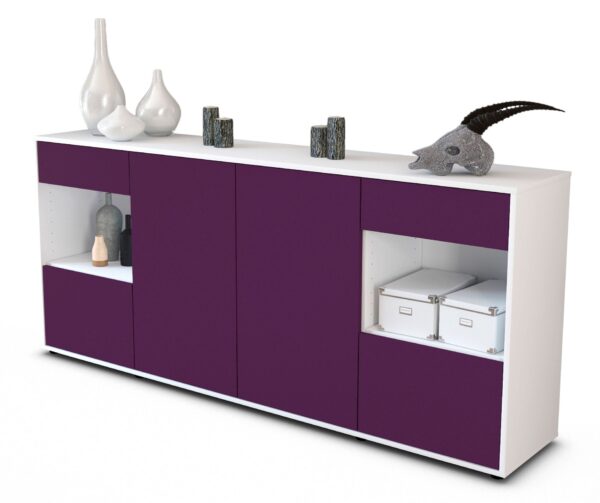 Sideboard Gabriella, Lila (180x79x35cm)