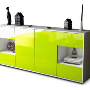 Sideboard Gaia, Grün (180x79x35cm)