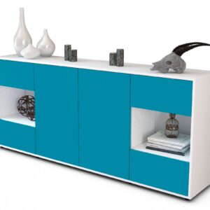 Sideboard Gaia, Türkis (180x79x35cm)