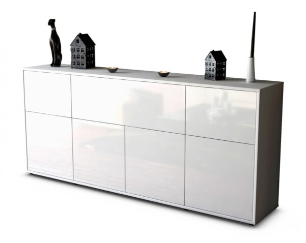 Sideboard Gianna, Weiß (180x79x35cm)