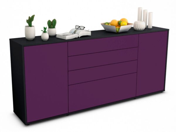 Sideboard Eleni, Lila (180x79x35cm)