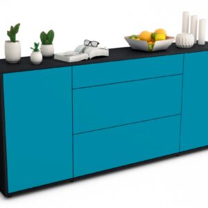 Sideboard Eleonora, Türkis (180x79x35cm)