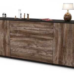 Sideboard Elettra, Treibholz (180x79x35cm)