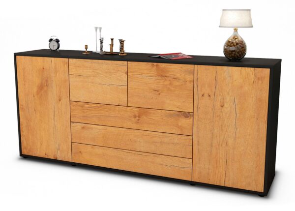 Sideboard Eliana, Eiche (180x79x35cm)