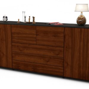 Sideboard Eliana, Walnuss (180x79x35cm)