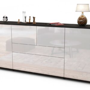 Sideboard Elisa, Weiß (180x79x35cm)