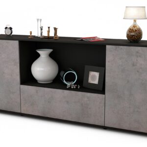Sideboard Ella, Beton (180x79x35cm)
