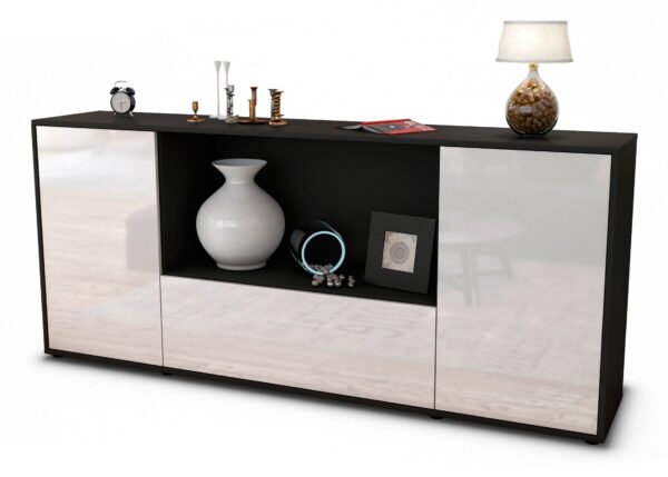 Sideboard Ella, Weiß (180x79x35cm)