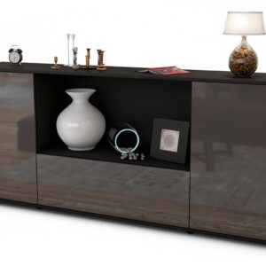 Sideboard Ella, Grau (180x79x35cm)