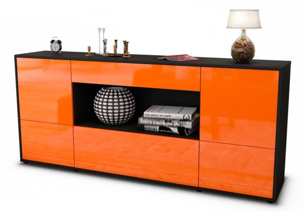 Sideboard Elodie, Orange (180x79x35cm)