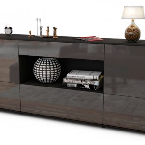 Sideboard Elodie, Grau (180x79x35cm)