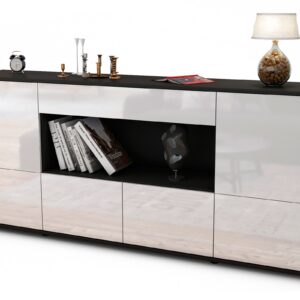 Sideboard Elsa, Weiß (180x79x35cm)