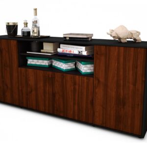 Sideboard Elsita, Walnuss (180x79x35cm)