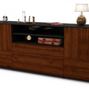 Sideboard Eluana, Walnuss (180x79x35cm)