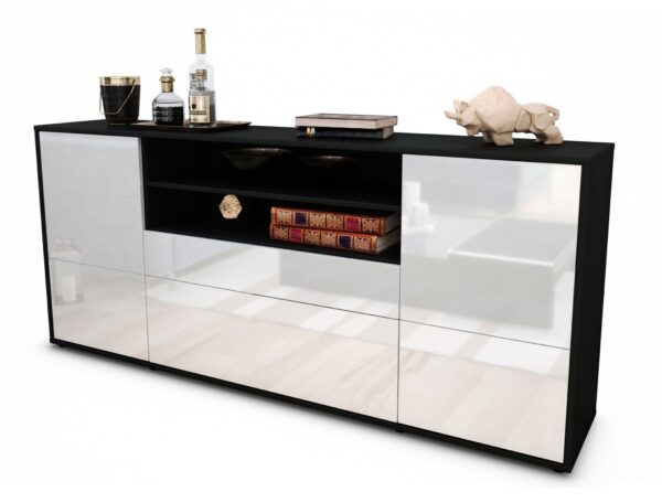 Sideboard Eluana, Weiß (180x79x35cm)