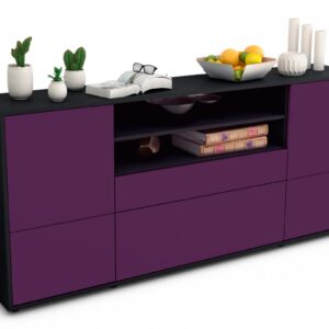 Sideboard Eluana, Lila (180x79x35cm)