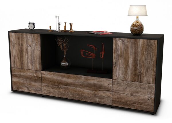 Sideboard Elvezia, Treibholz (180x79x35cm)