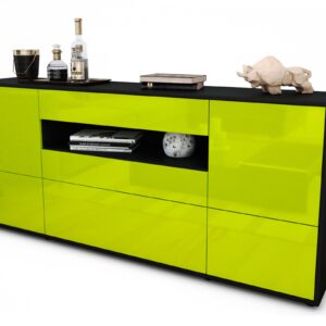 Sideboard Elvira, Grün (180x79x35cm)