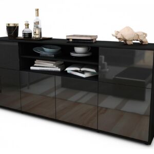 Sideboard Emilia, Grau (180x79x35cm)