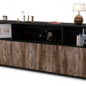 Sideboard Enrica, Treibholz (180x79x35cm)