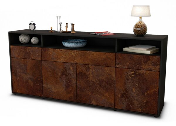 Sideboard Ezia, Rost (180x79x35cm)