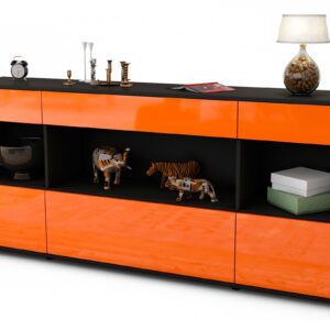Sideboard Fabiana, Orange (180x79x35cm)