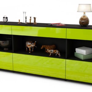 Sideboard Fabiana, Grün (180x79x35cm)