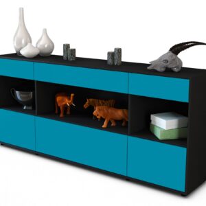 Sideboard Fabiana, Türkis (180x79x35cm)