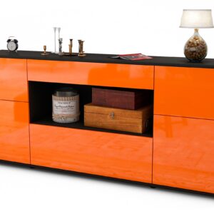 Sideboard Fabiola, Orange (180x79x35cm)