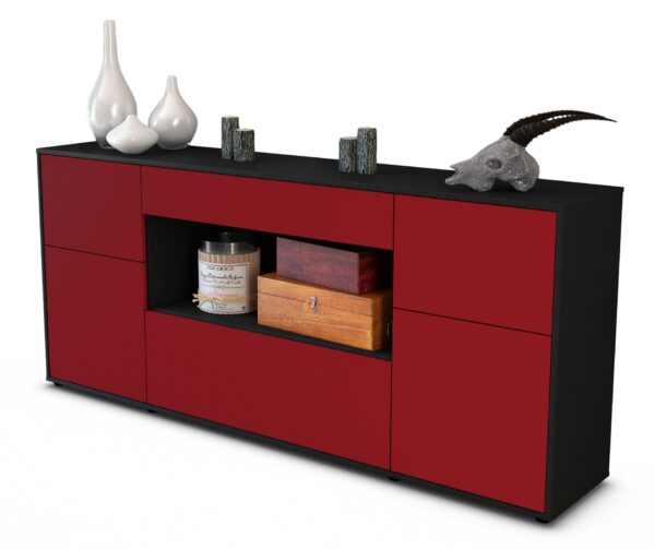 Sideboard Fabiola, Bordeaux (180x79x35cm)